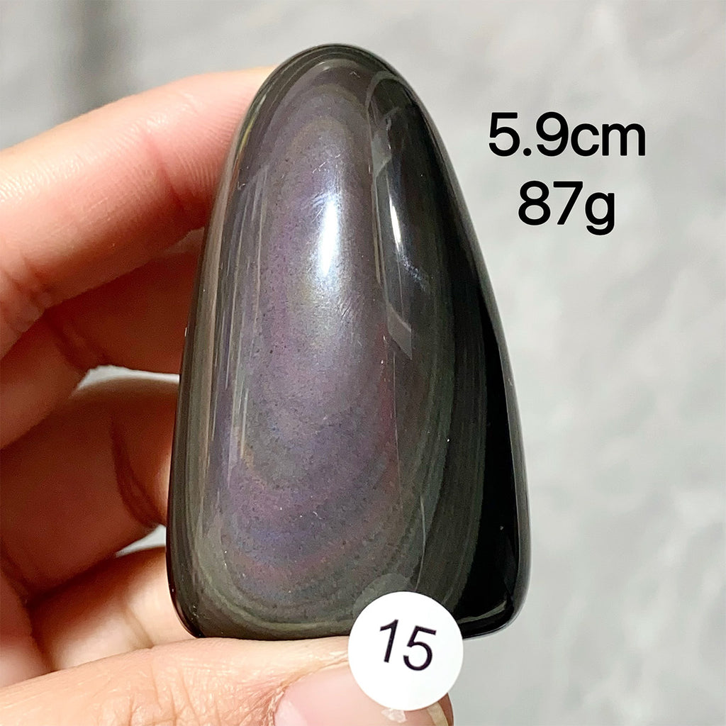 Natural Crystal Rainbow Obsidian Freeform