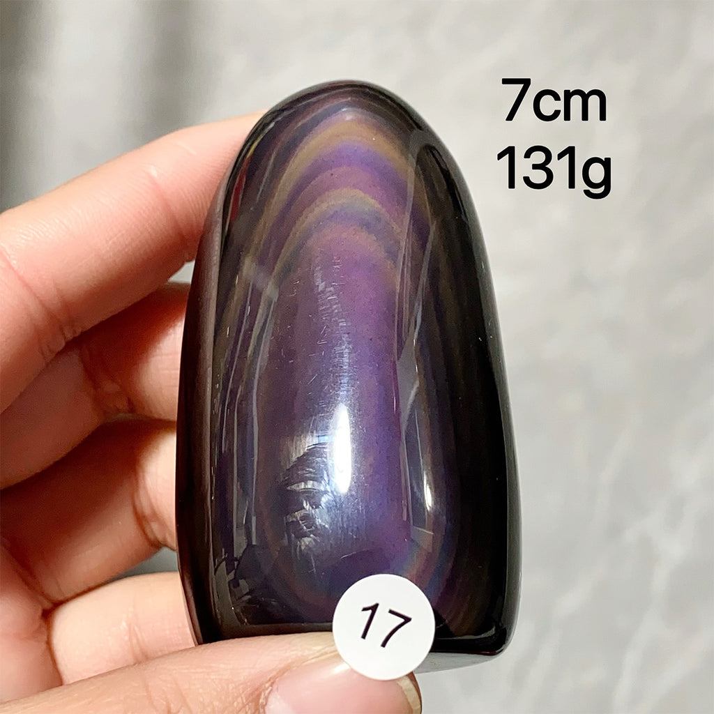 Natural Crystal Rainbow Obsidian Freeform