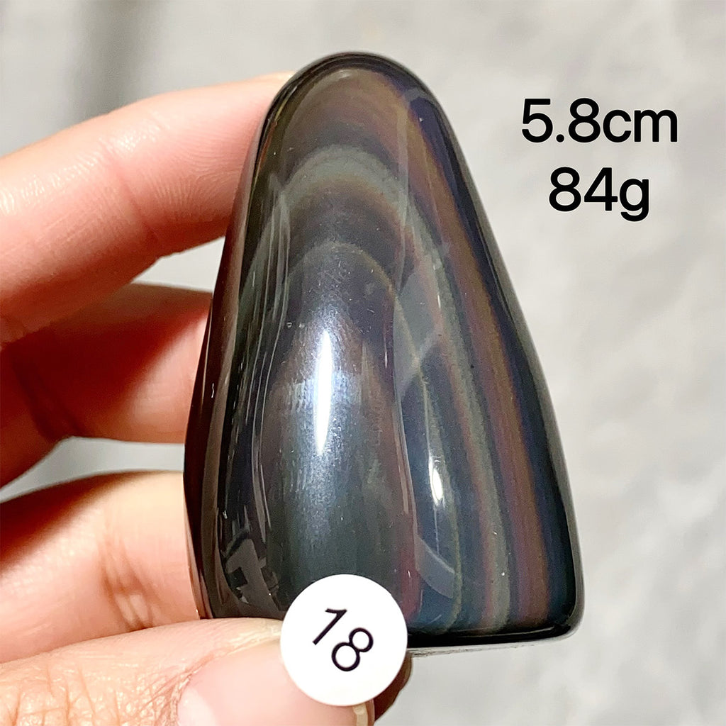 Natural Crystal Rainbow Obsidian Freeform