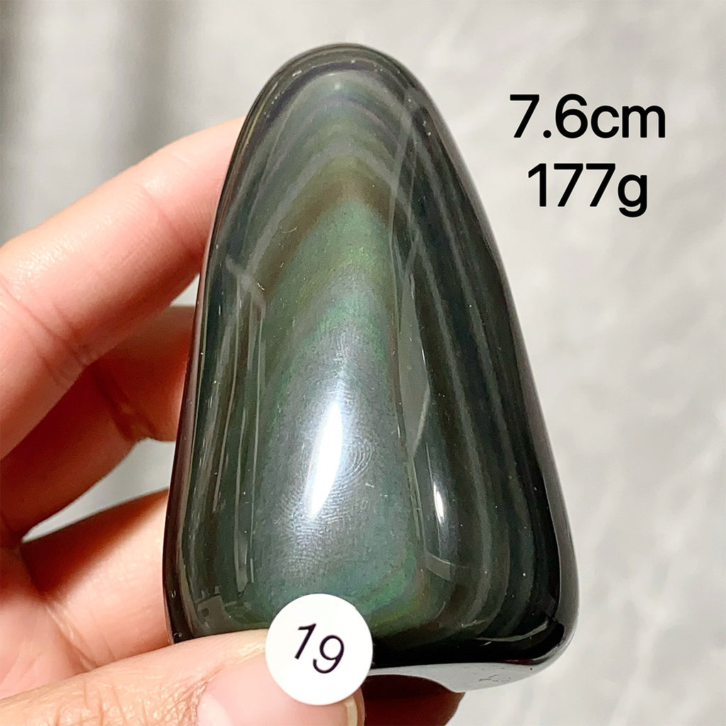 Natural Crystal Rainbow Obsidian Freeform