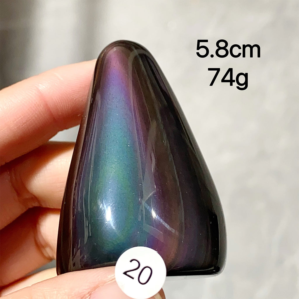 Natural Crystal Rainbow Obsidian Freeform