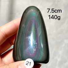 Load image into Gallery viewer, Natural Crystal Rainbow Obsidian Freeform