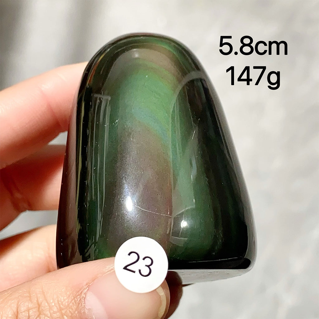 Natural Crystal Rainbow Obsidian Freeform