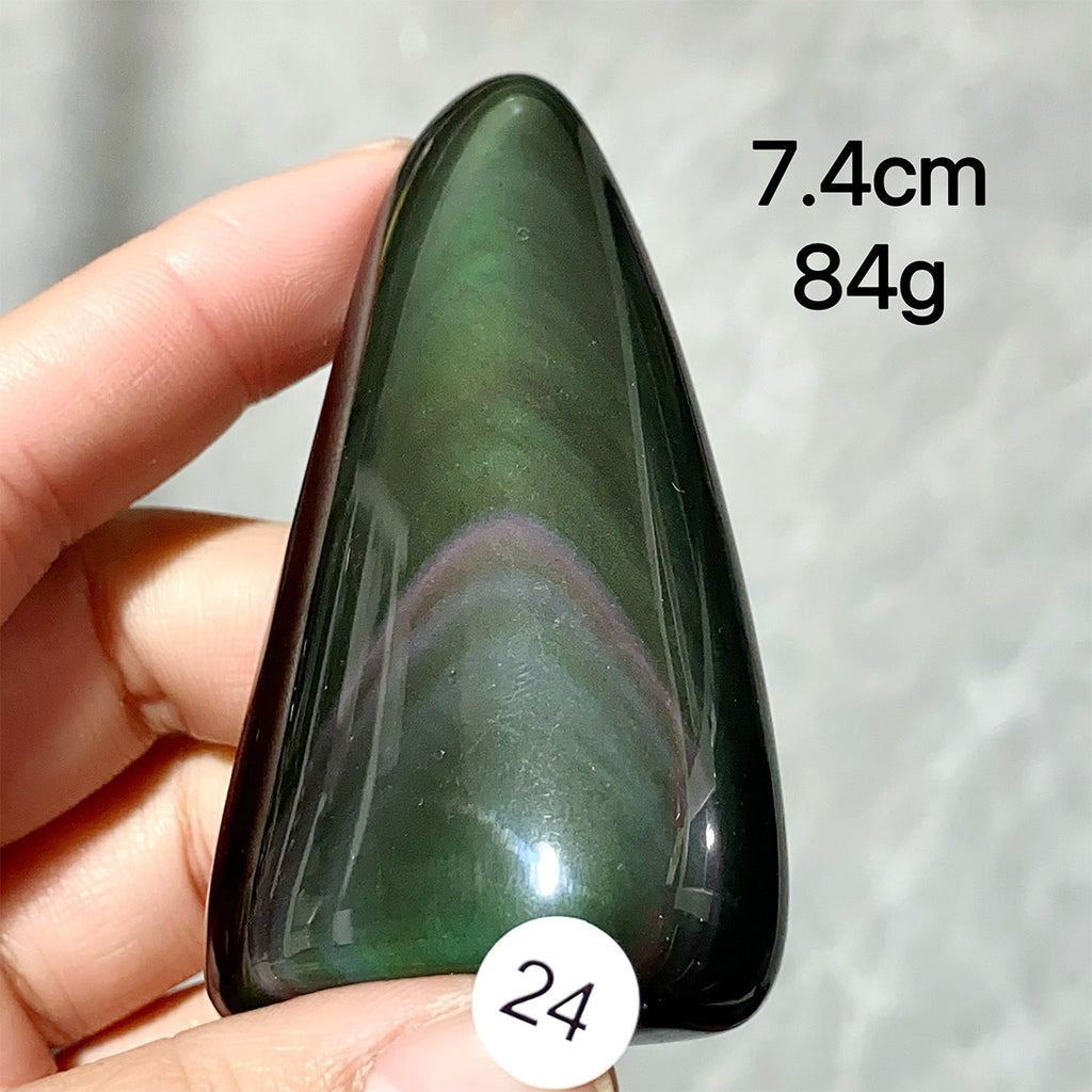 Natural Crystal Rainbow Obsidian Freeform