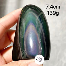 Load image into Gallery viewer, Natural Crystal Rainbow Obsidian Freeform