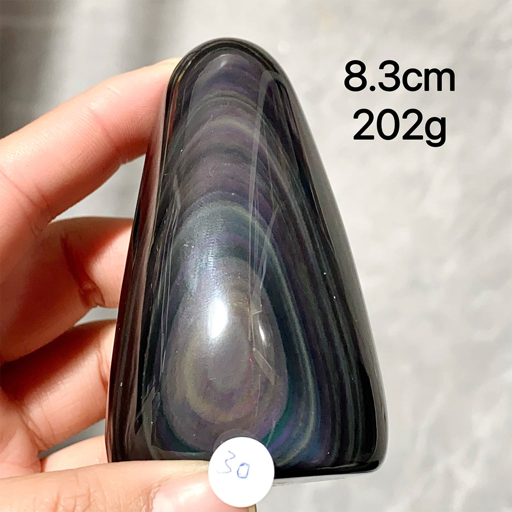 Natural Crystal Rainbow Obsidian Freeform