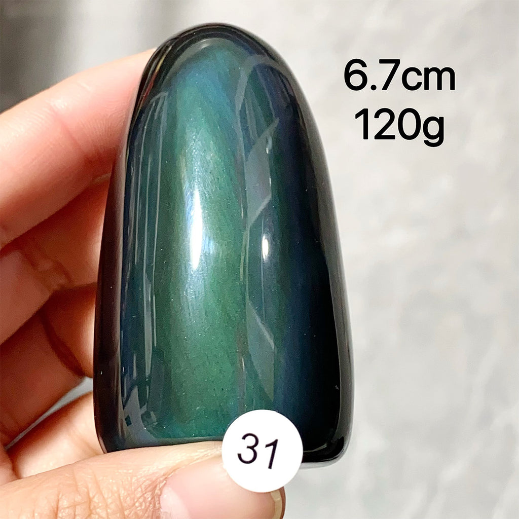 Natural Crystal Rainbow Obsidian Freeform