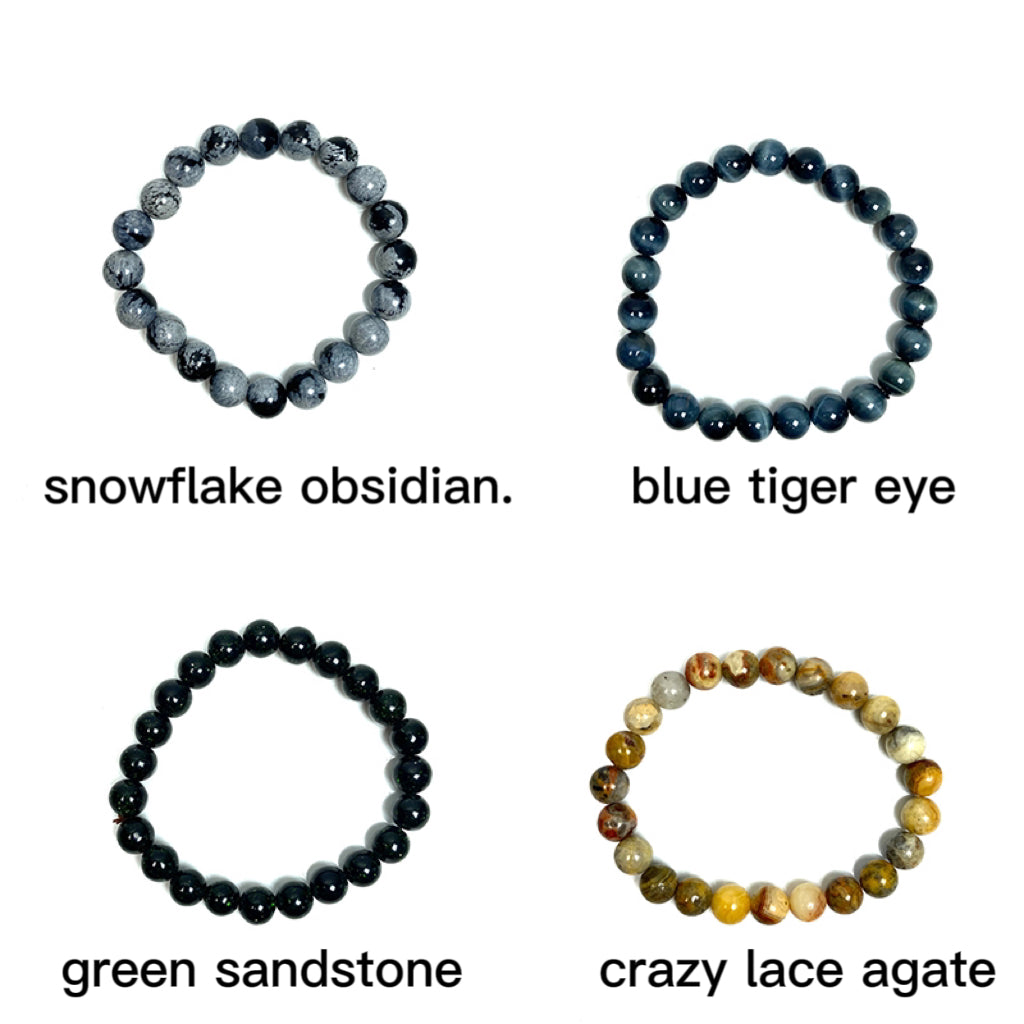 Different Materials Crystal Bracelets 10$/3PCS