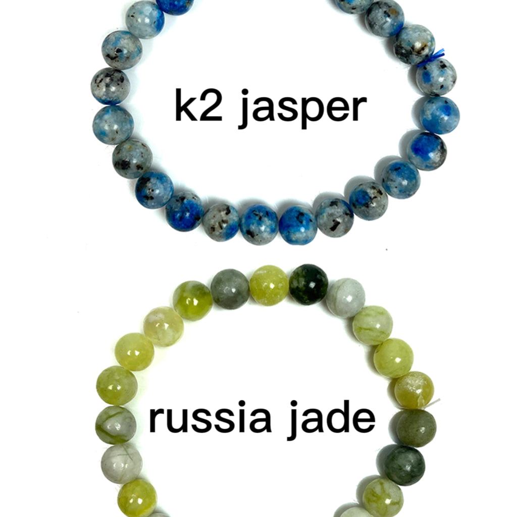 8MM Different Materials Crystal Bracelets 10$/5PCS