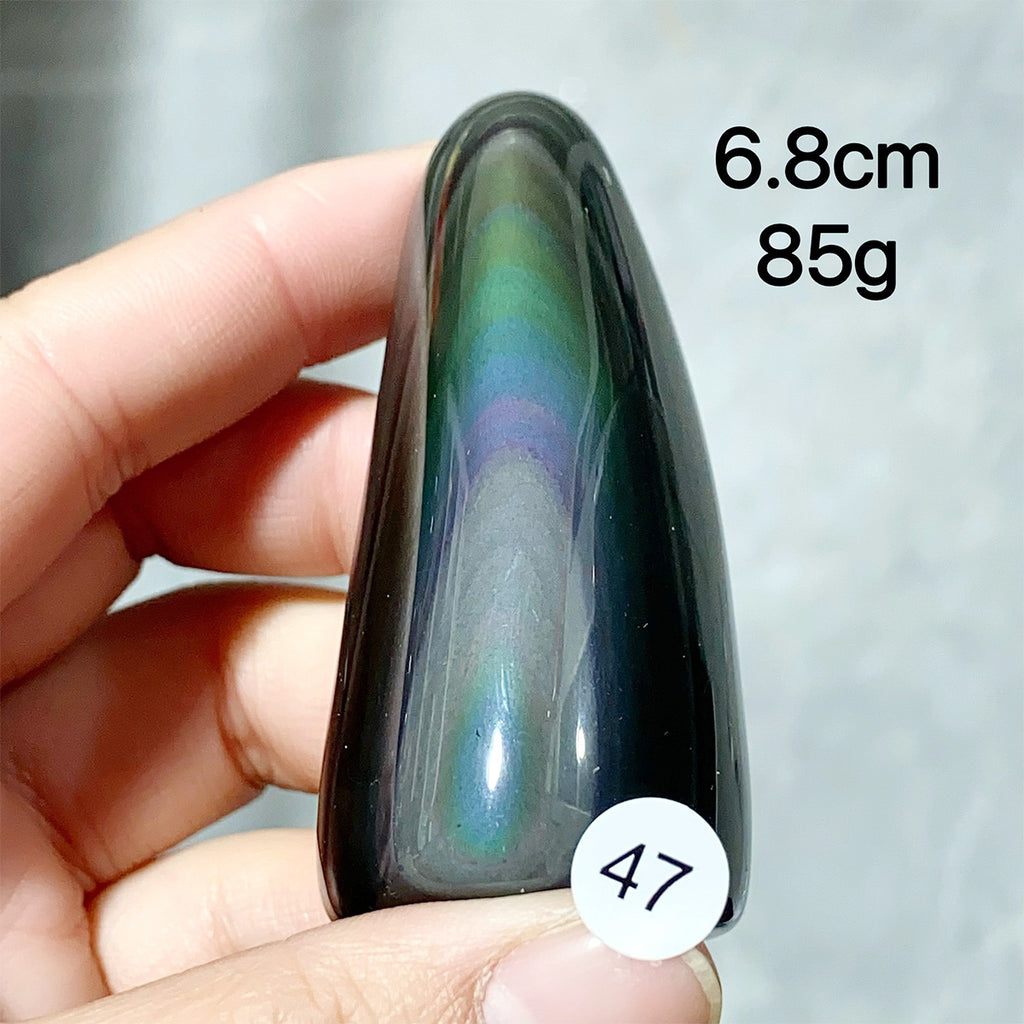 Natural Crystal Rainbow Obsidian Freeform