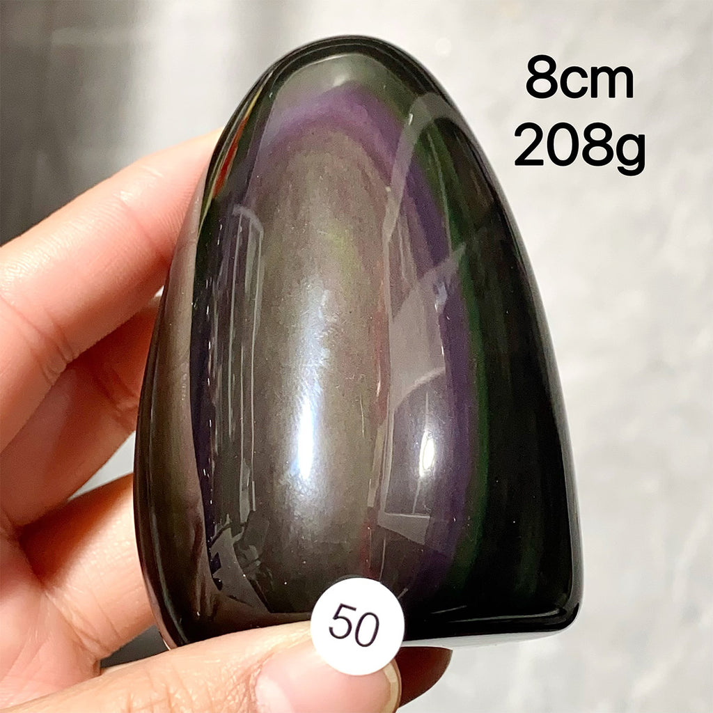 Natural Crystal Rainbow Obsidian Freeform