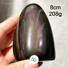 Load image into Gallery viewer, Natural Crystal Rainbow Obsidian Freeform