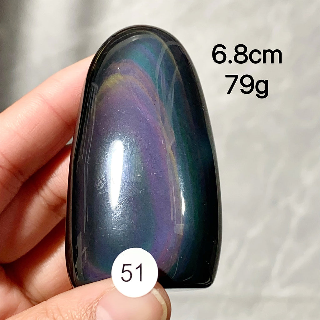 Natural Crystal Rainbow Obsidian Freeform