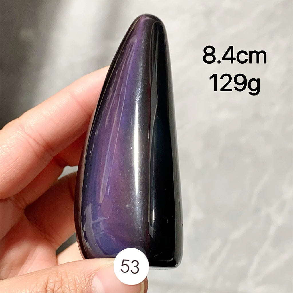 Natural Crystal Rainbow Obsidian Freeform