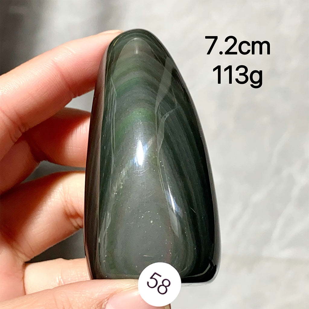 Natural Crystal Rainbow Obsidian Freeform