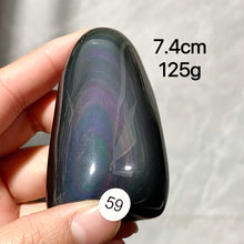 Load image into Gallery viewer, Natural Crystal Rainbow Obsidian Freeform