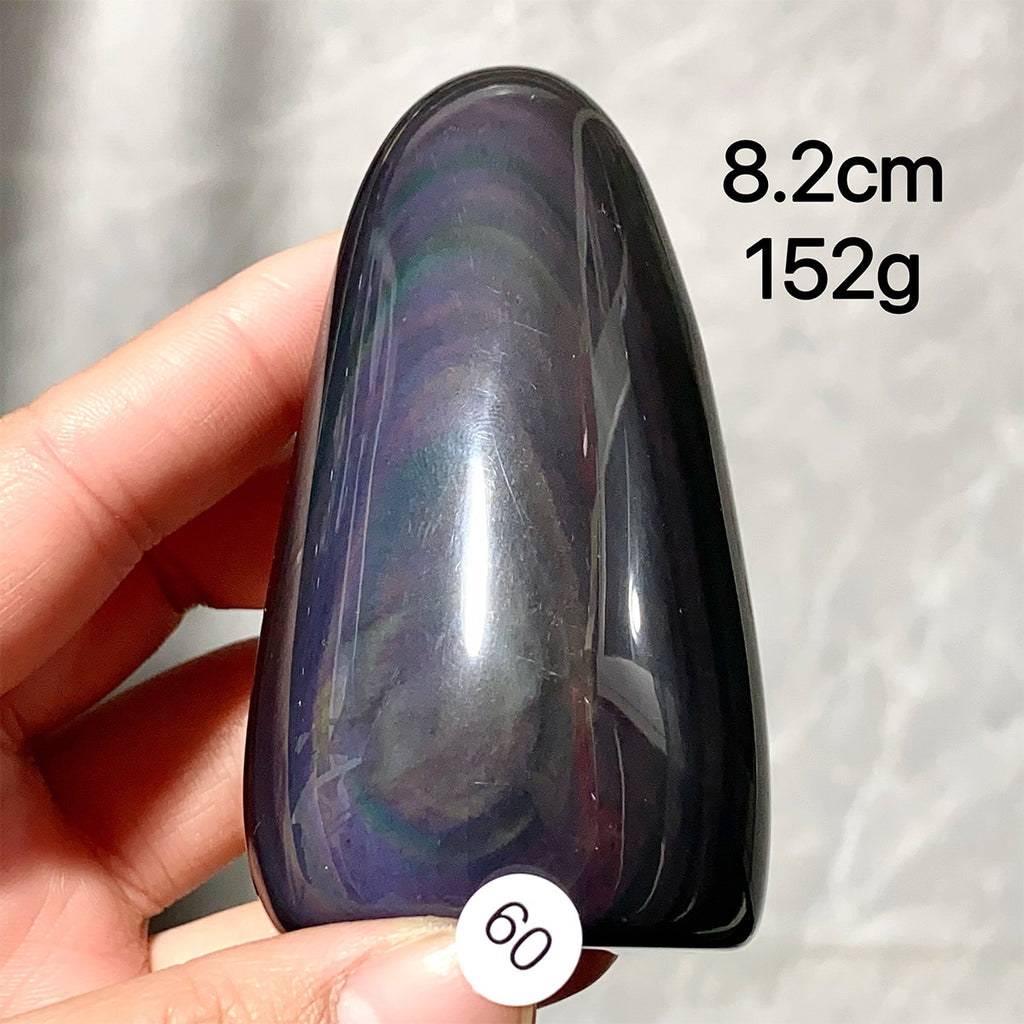 Natural Crystal Rainbow Obsidian Freeform