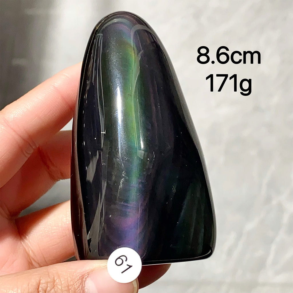 Natural Crystal Rainbow Obsidian Freeform