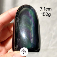 Load image into Gallery viewer, Natural Crystal Rainbow Obsidian Freeform