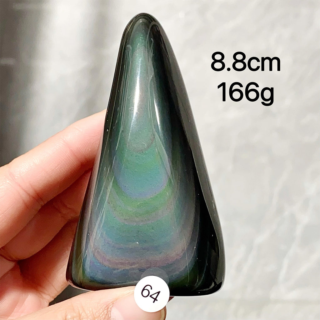 Natural Crystal Rainbow Obsidian Freeform