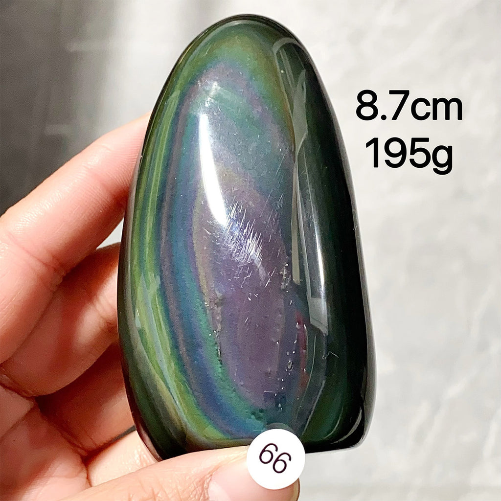 Natural Crystal Rainbow Obsidian Freeform