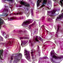 Load image into Gallery viewer, Purple Fluorite Moon Bowls Shape