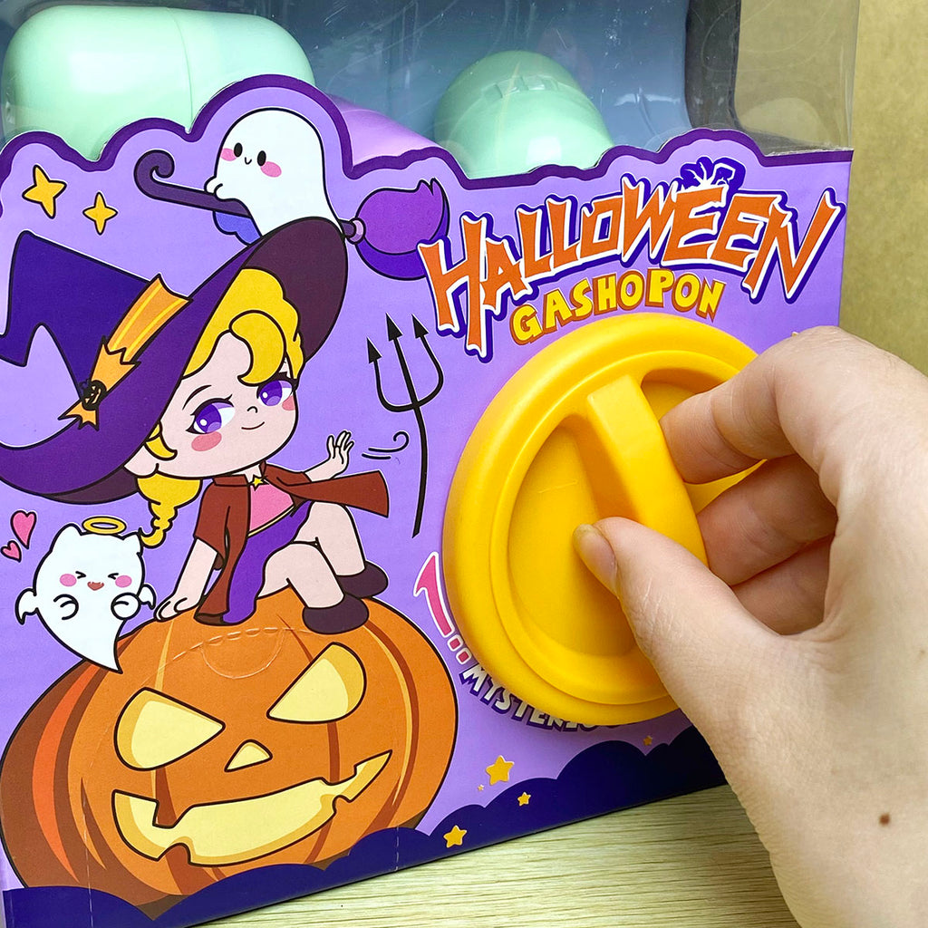 6 Count/Set Capsules Halloween Crystal  Gashapon Box