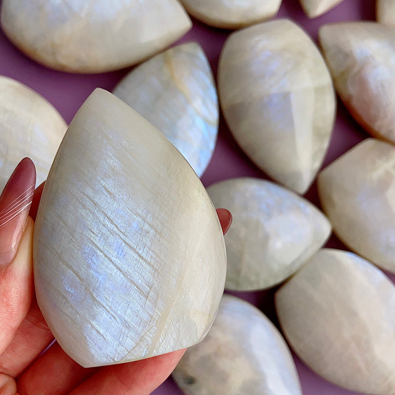 Beautiful Moonstone Water Drop Shape