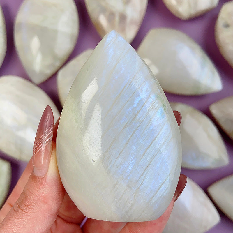 Beautiful Moonstone Water Drop Shape