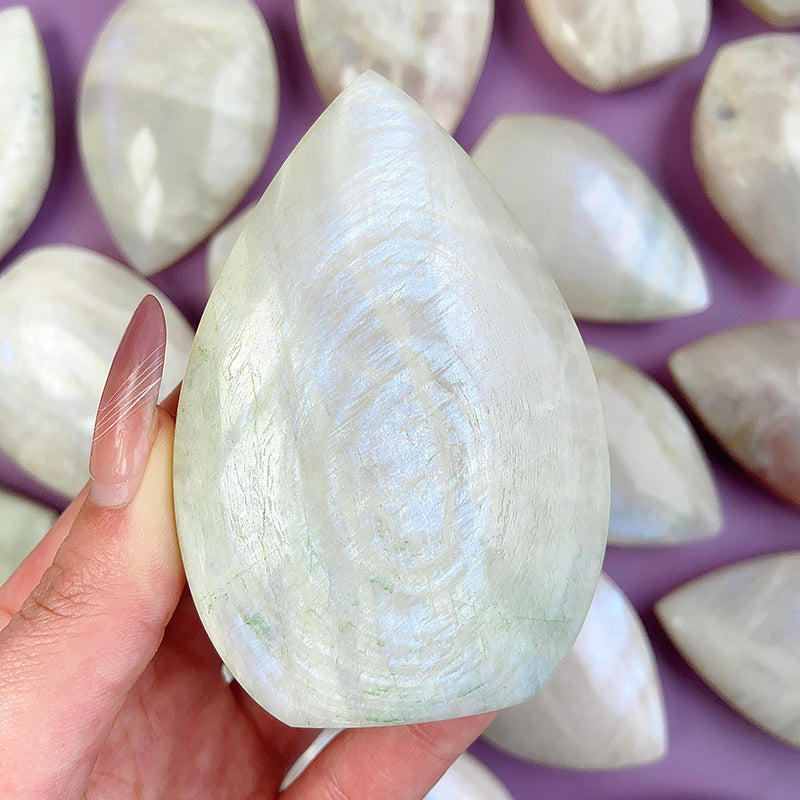 Beautiful Moonstone Water Drop Shape