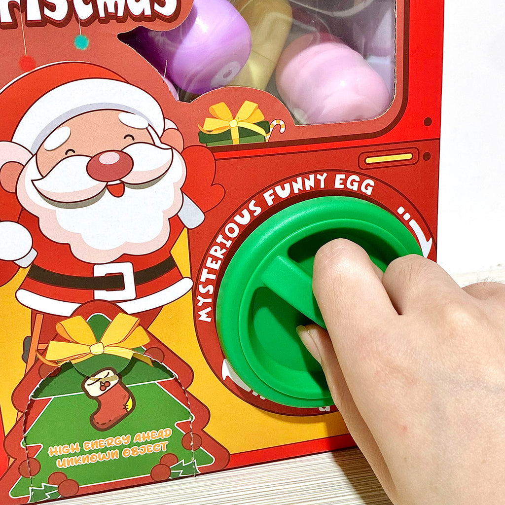 6 Count/Set Capsules Christmas Crystal Gashapon Box