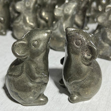 Load image into Gallery viewer, Cute Pyrite Bunny Carvings