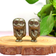 Load image into Gallery viewer, Cute Pyrite Different Styles Carvings (Frog/ Wolf/ Balloon Dog/ Boy/ Girl)