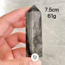 Load image into Gallery viewer, Natural Silver Obsidian Crystal Tower