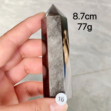 Load image into Gallery viewer, Natural Silver Obsidian Crystal Tower