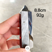 Load image into Gallery viewer, Natural Silver Obsidian Crystal Tower