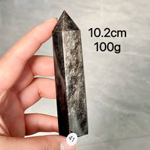 Load image into Gallery viewer, Natural Silver Obsidian Crystal Tower