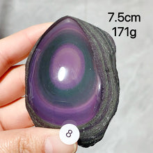 Load image into Gallery viewer, Natural Rainbow Obsidian Crystal Raw Stone