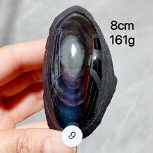 Load image into Gallery viewer, Natural Rainbow Obsidian Crystal Raw Stone