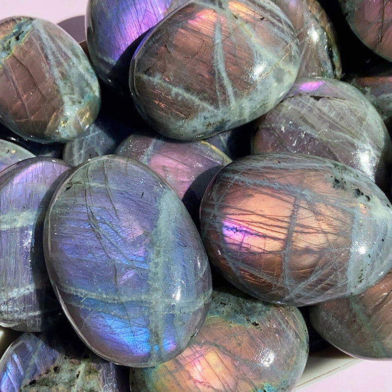 Purple Labradorite Palm