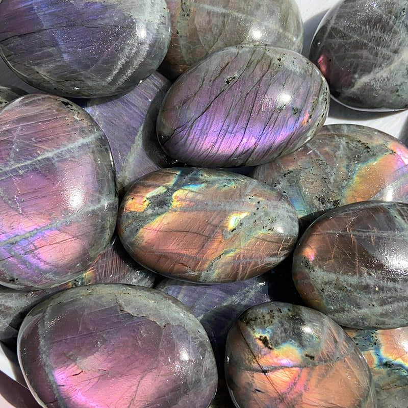 Purple Labradorite Palm