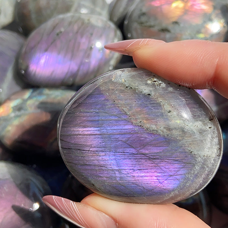 Purple Labradorite Palm