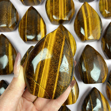 Load image into Gallery viewer, Yellow Tiger Eye Water Drop/ Flame