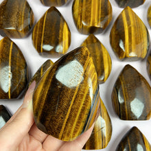 Load image into Gallery viewer, Yellow Tiger Eye Water Drop/ Flame