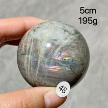 Load image into Gallery viewer, Natural Purple Light Labradorite Ccrystal Ssphere