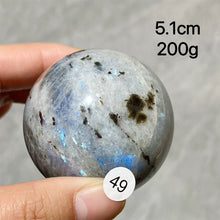 Load image into Gallery viewer, Natural Purple Light Labradorite Ccrystal Ssphere