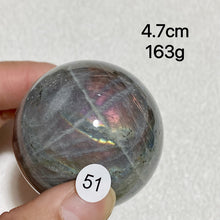 Load image into Gallery viewer, Natural Purple Light Labradorite Ccrystal Sphere