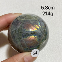 Load image into Gallery viewer, Natural Purple Light Labradorite Ccrystal Sphere