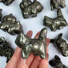 Load image into Gallery viewer, Cute Pyrite Carvings ( bulbasaur / elephant / bulldog / cat / pikachu )