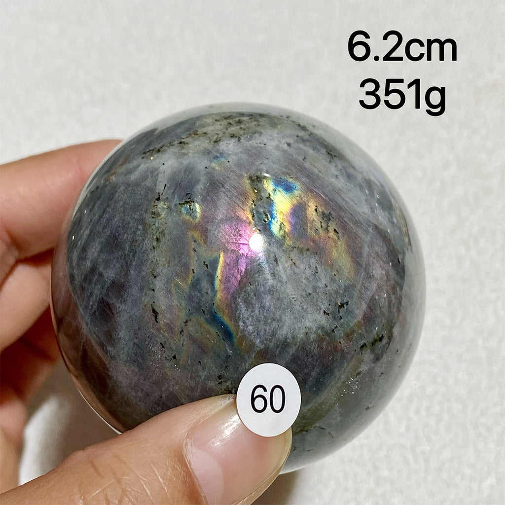 Natural Purple Light Labradorite Ccrystal Ssphere